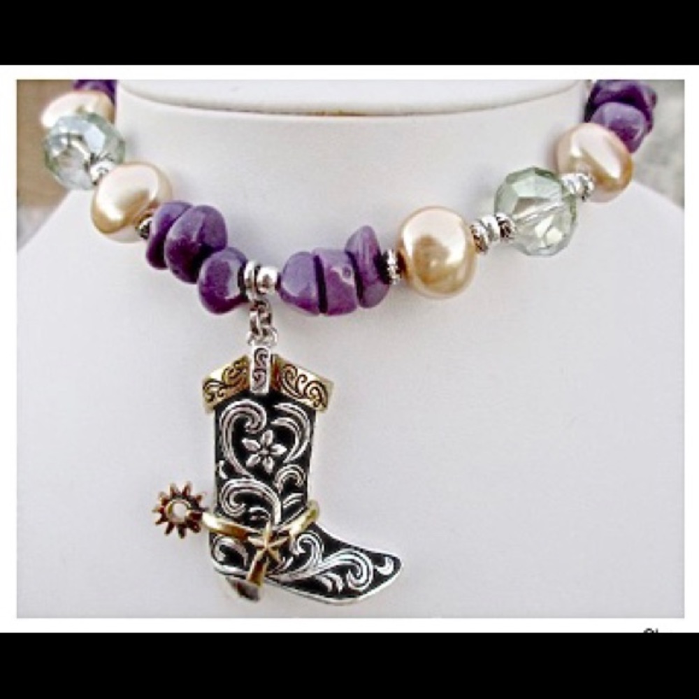 Boot Scootin Fancy Artisan Necklace